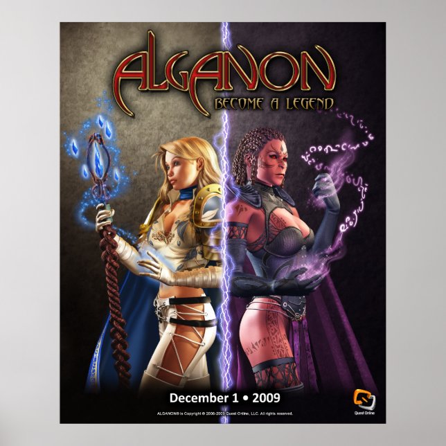 Poster Alganon Legend Female (Frente)