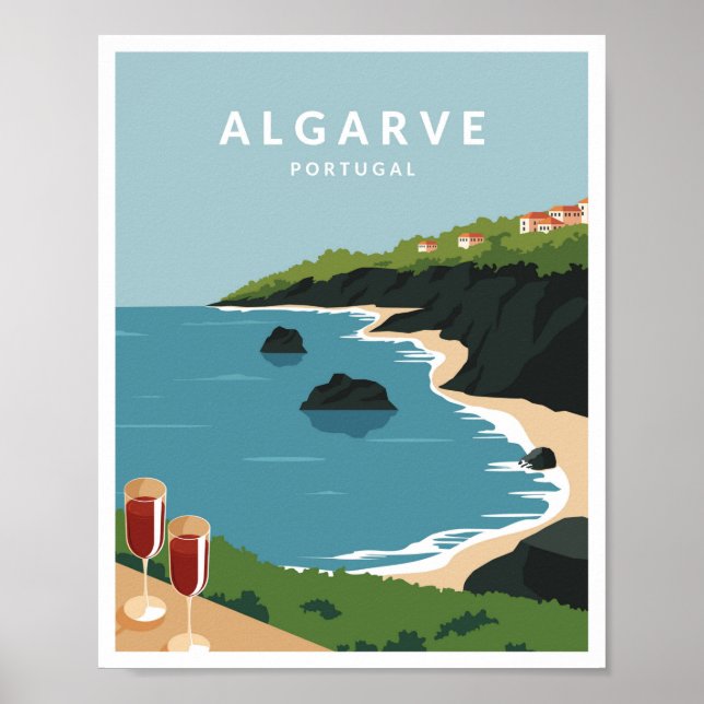 Poster Algarve Portugal (Frente)