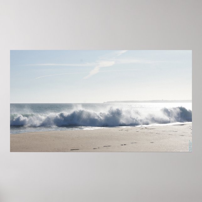 Poster Algarve - Portugal - Praia - Estrada - Mar - Meia (Frente)