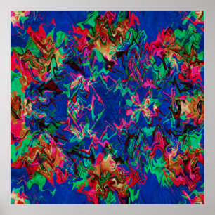 Poster Algas psicodélicas....