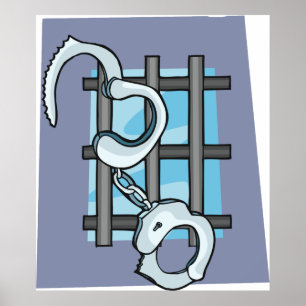Poster Algemas de prisão