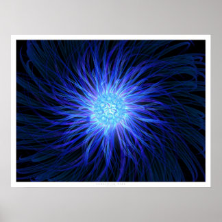 Póster Algo Azul