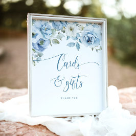 Poster Algo azul antes de fazer Cartões e presentes