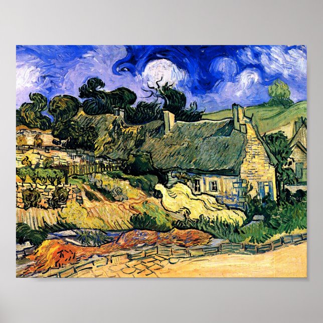 Póster Algodão achatado em Cordeville Van Gogh Belas Arte (Frente)