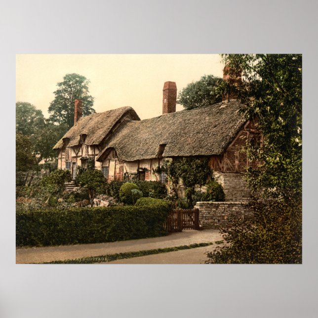 Póster Algodão de Ann Hathaway, Stratford-on-Avon, Inglat (Frente)
