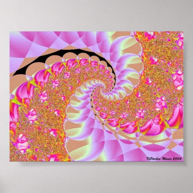 Póster Algodão doce (Frente)