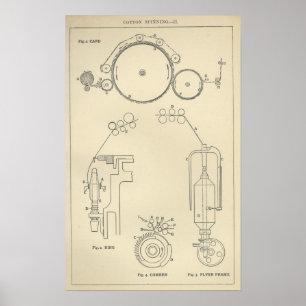 Póster Algodão que gira II