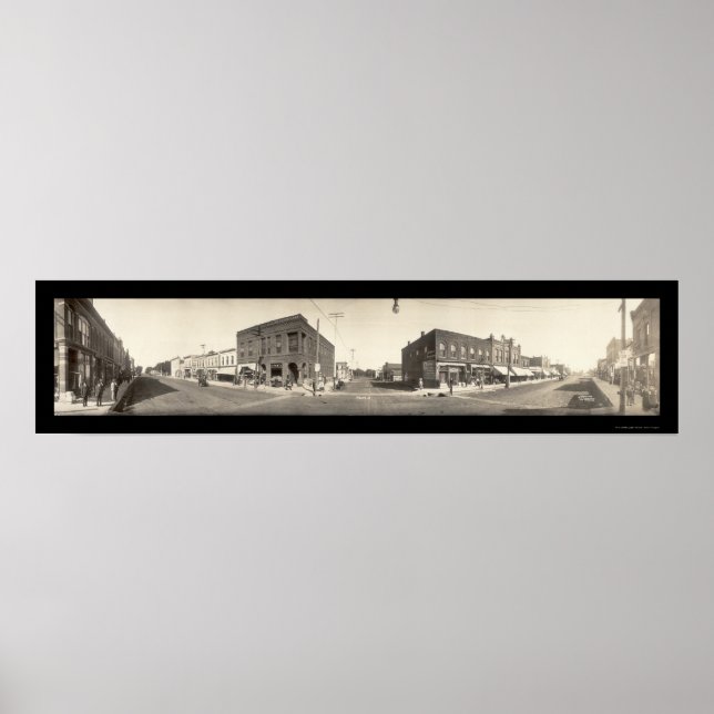 Póster Algona, IA Foto 1907 (Frente)