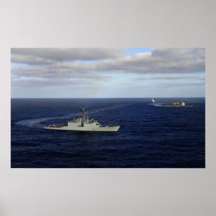 Póster Algonquin de HMCS