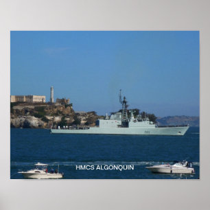 Póster Algonquin de HMCS