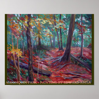 Poster algonquin park ontario