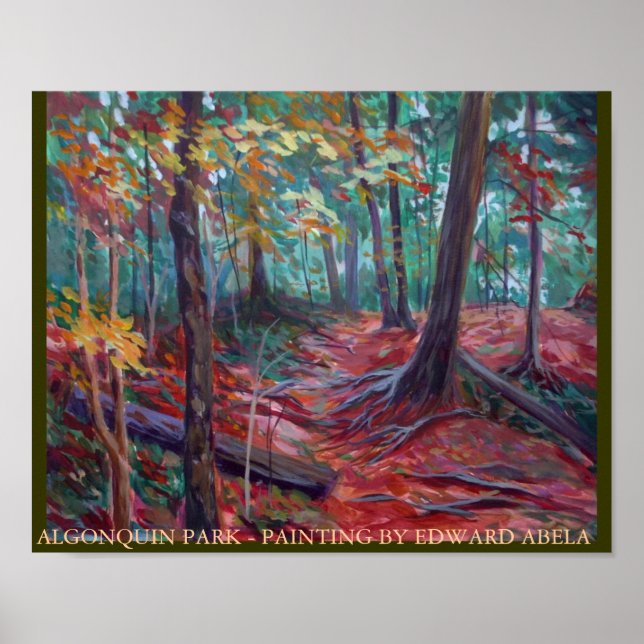 Poster algonquin park ontario (Frente)