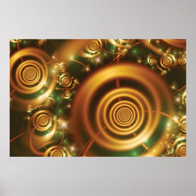 Póster Algoritmo eterno. (Frente)