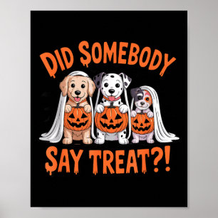 Poster Alguém Disse Presente Amantes de Cães Fantasmas Ha