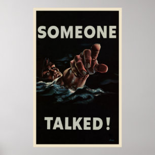 Poster Alguém falou