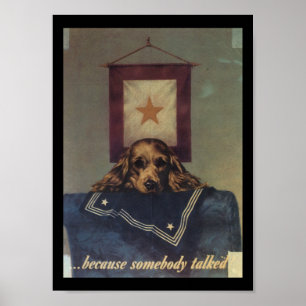 Póster Alguém falou a guerra mundial 2