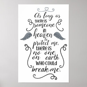 Poster Alguém no Céu para me proteger a inspiração