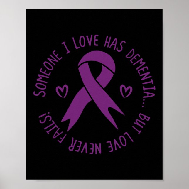 Poster Alguém Que Eu Amo Tem Consciência Da Demência De A (Frente)