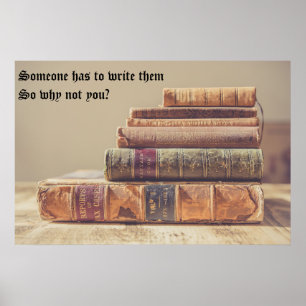 Poster Alguém tem que escrever