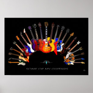 Poster Algum de meu ~ SolidSpaceStudio das guitarra desde
