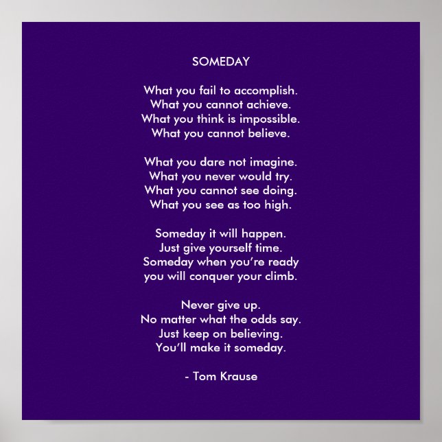 POSTER ALGUM DIA (Frente)