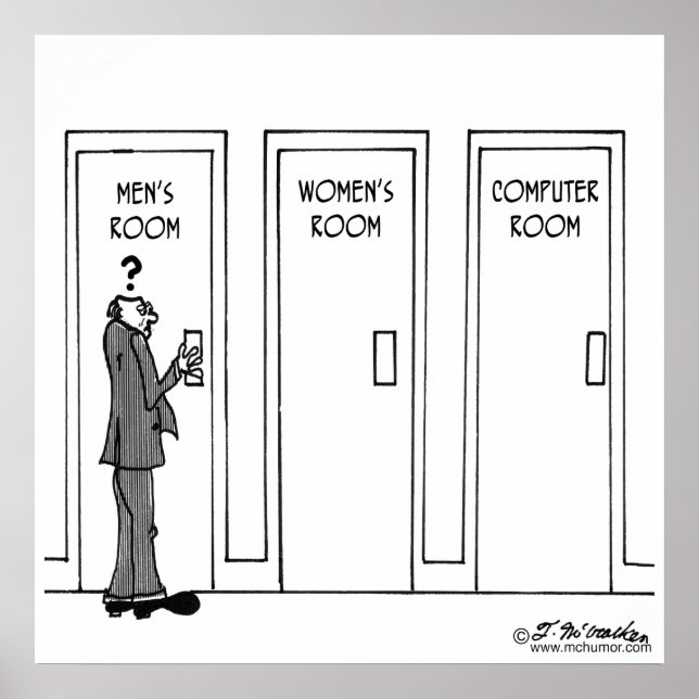 Póster Algumas coisas não devem ser computadorizadas (Frente)