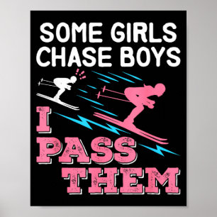 Poster Algumas garotas perseguem meninos passam garota de