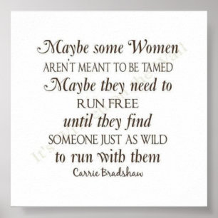 Póster Algumas mulheres não são significadas ser