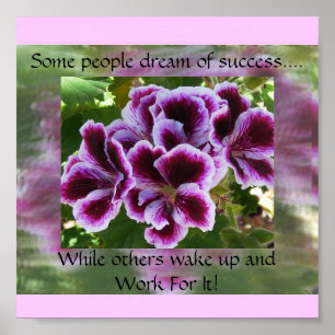 Poster Algumas pessoas do sonho do sucesso inspirador