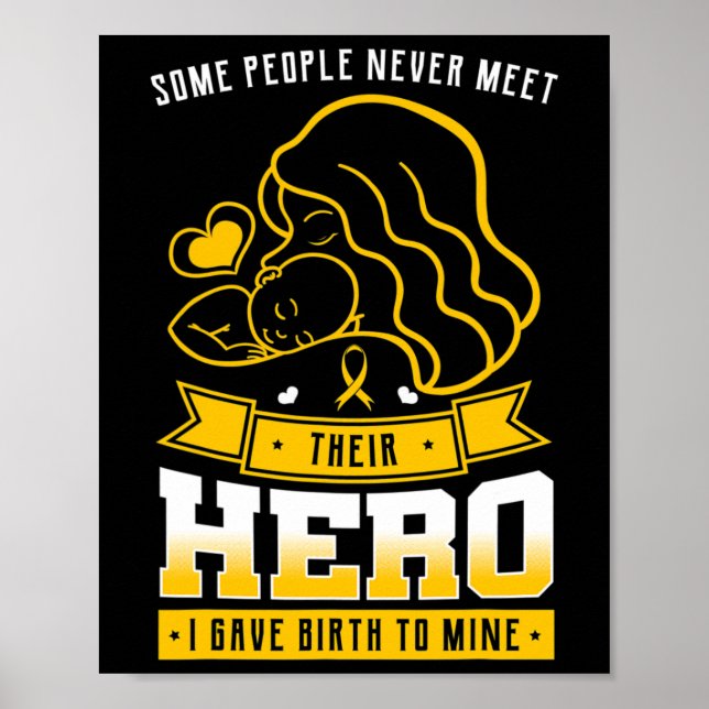 Poster Algumas Pessoas Nunca Encontram O Herói Deles. (Frente)