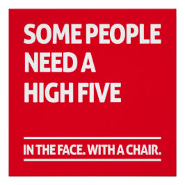 Póster Algumas pessoas precisam de cinco