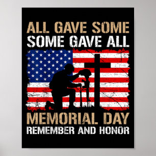 Poster Alguns Deram Dia de Memória Lembrar Honrar Mortos