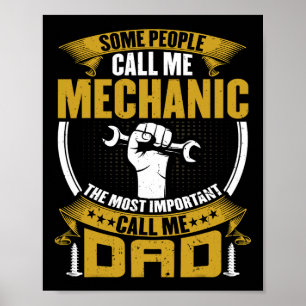 Poster Alguns Pessoas Me Chamam De Mecânico O Ca Mais Imp