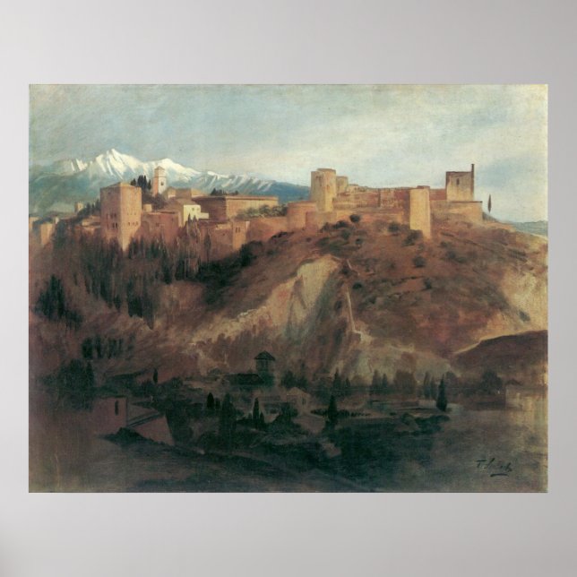 Poster Alhambra Granada (Frente)