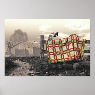 Póster Aliança de casamento dobro