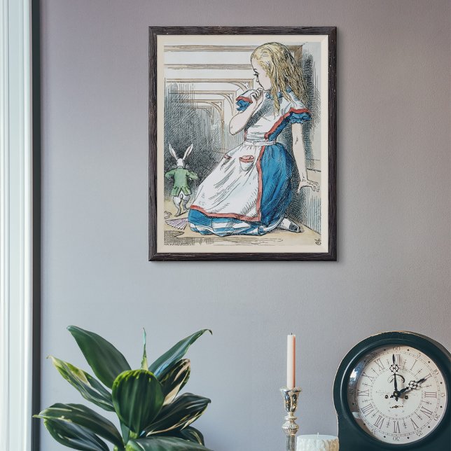 Poster Alice, 1865 (Poster in frame)