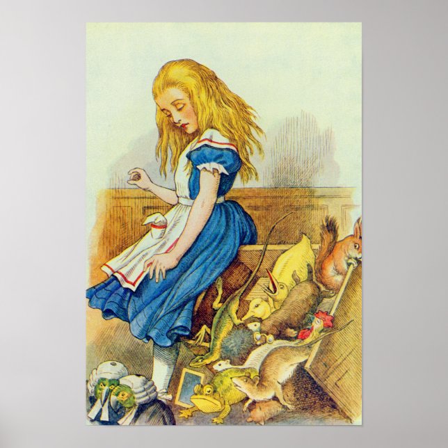 Póster Alice Assusta a Caixa de Júri (Frente)