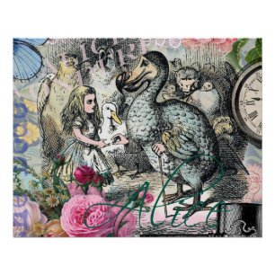 Póster Alice Classic Wonderland Dodo Arte Tenniel