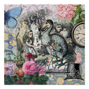 Póster Alice Classic Wonderland Dodo Arte Tenniel