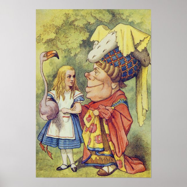 Póster Alice com a Duquesa (Frente)