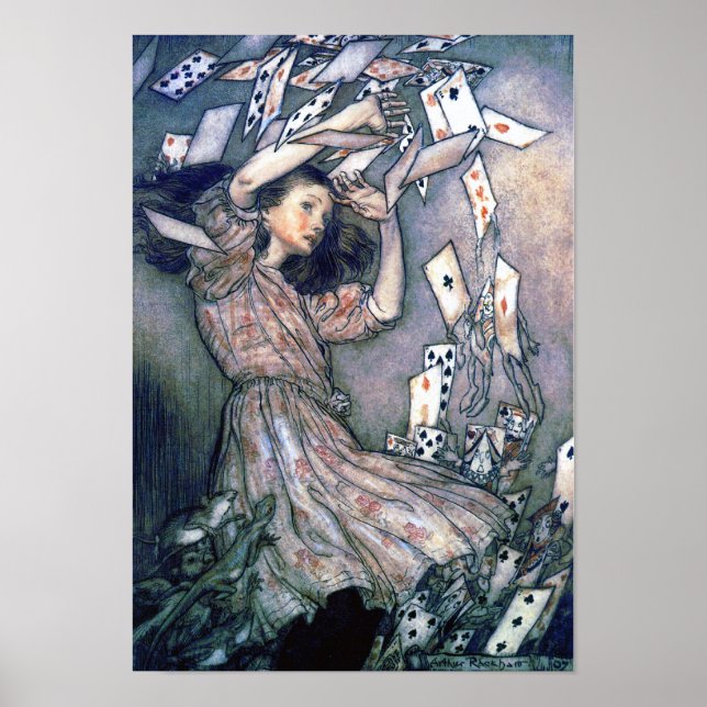 Poster Alice Contra os Cartões (Frente)