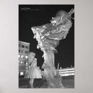 Póster Alice e o Gato de Cheshire