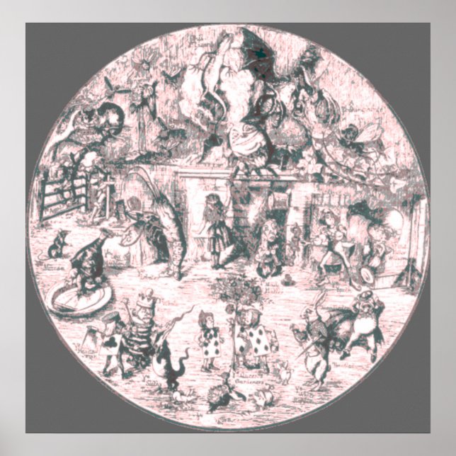 Poster Alice e o tom rosa das gangas (Frente)