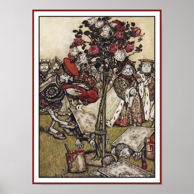 Poster Alice e País das Maravilhas - Arthur Rackman (Frente)