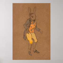 Poster Alice e Wonderland Forest Character Painting-5