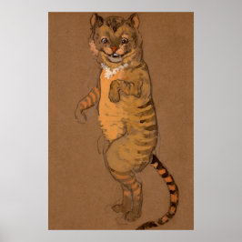 Poster Alice e Wonderland Forest Character Painting-9