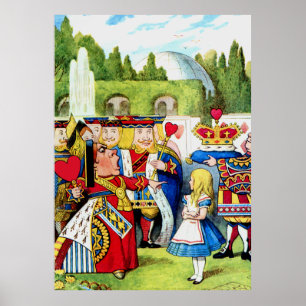 Póster Alice encontra a rainha dos corações no país da