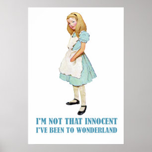 PÓSTER ALICE - EU NÃO SOU TÃO INOCENTE