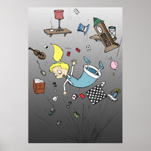 Poster Alice Falling em Wonderland