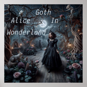 Poster Alice Gótica no País das Maravilhas